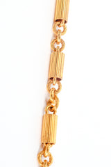 Vintage William deLillo Gold Seahorse Lariat Y Necklace wear at Recess Los Angeles