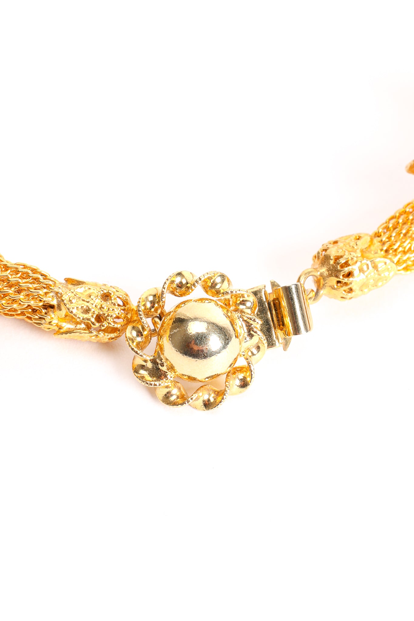 Vintage William deLillo Star Collar Necklace clasp at Recess Los Angeles