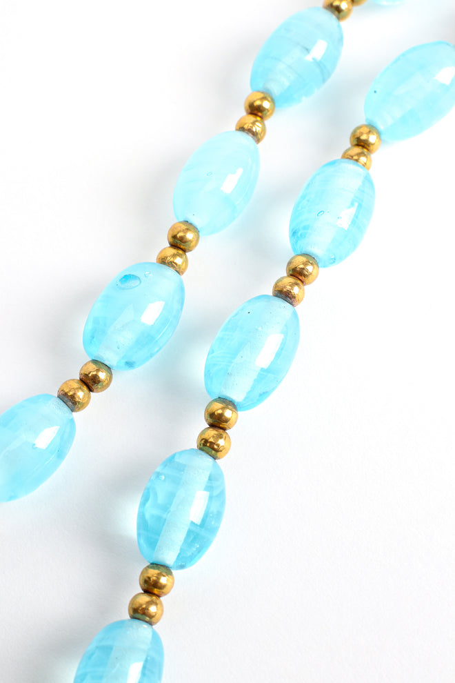 Vintage William deLillo Bead & Ball Waterfall Bib Necklace beads at Recess Los Angeles