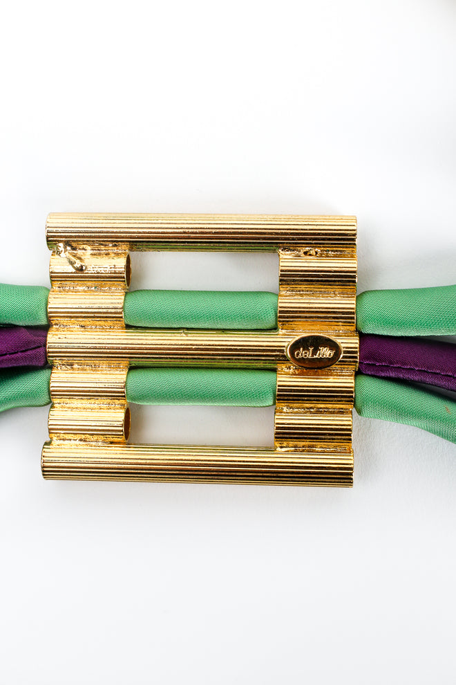 Vintage William deLillo 3-Strand Spaghetti Rope Belt signature cartouche at Recess Los Angeles