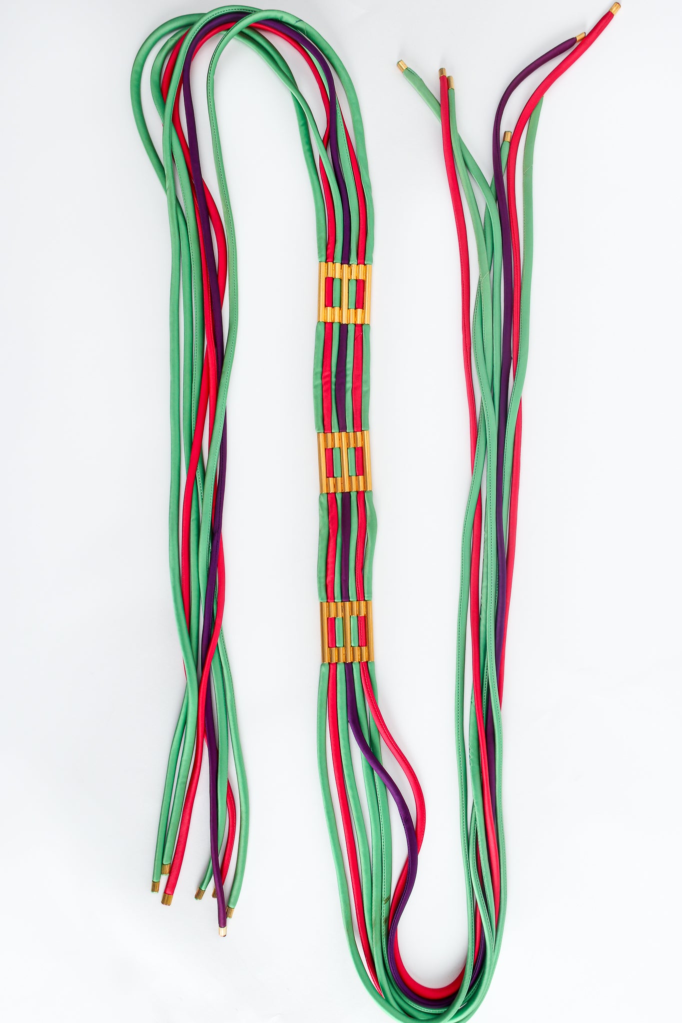 Vintage William deLillo Ultra Long 7-Strand Spaghetti Rope Belt at Recess Los Angeles