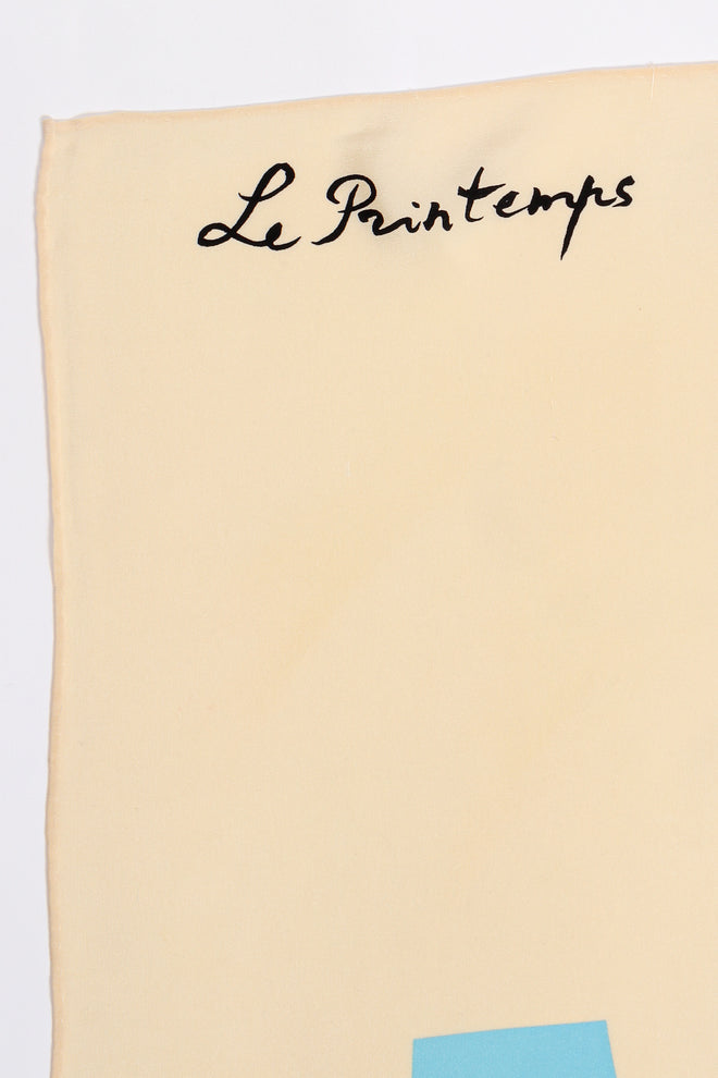 Vintage Yves Saint Laurent 1982 Les Quatre Saisons Complete Set Le Printemps Scarf @ Recess LA