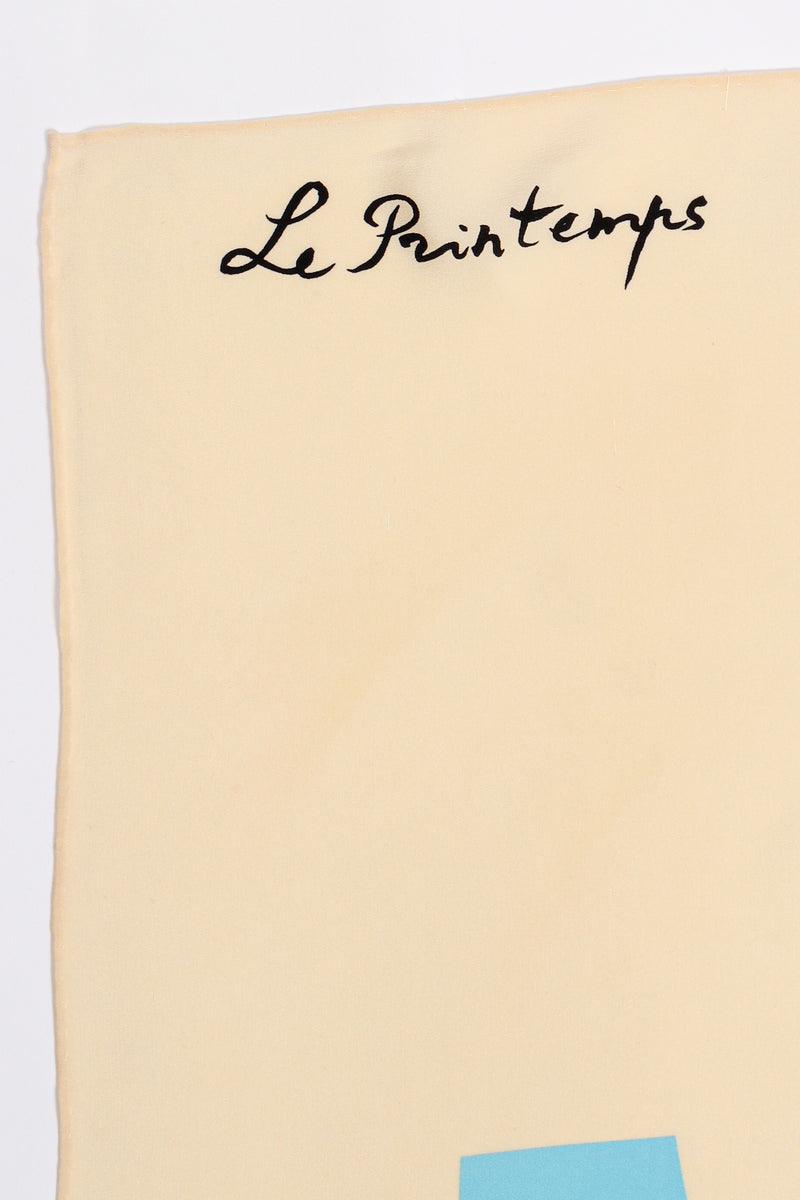 Vintage Yves Saint Laurent 1982 Les Quatre Saisons Complete Set Le Printemps Scarf @ Recess LA