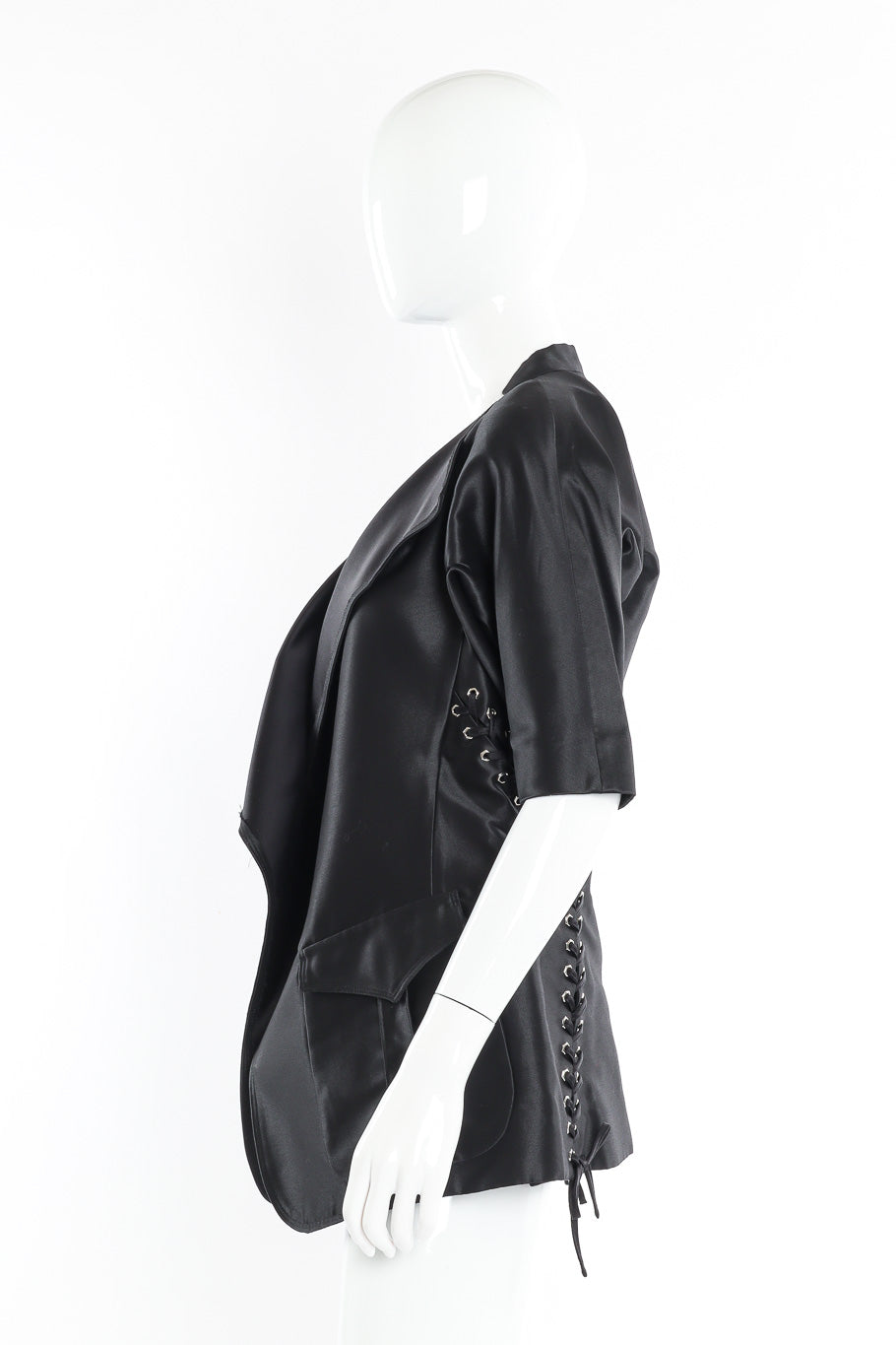 Grommet jacket by Yves Saint Laurent mannequin side @recessla
