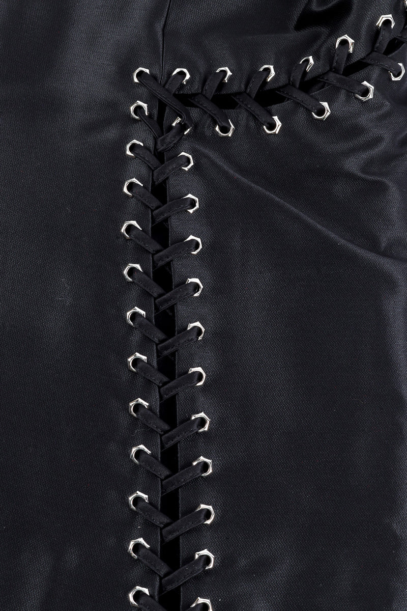 Grommet jacket by Yves Saint Laurent grommet detail  @recessla