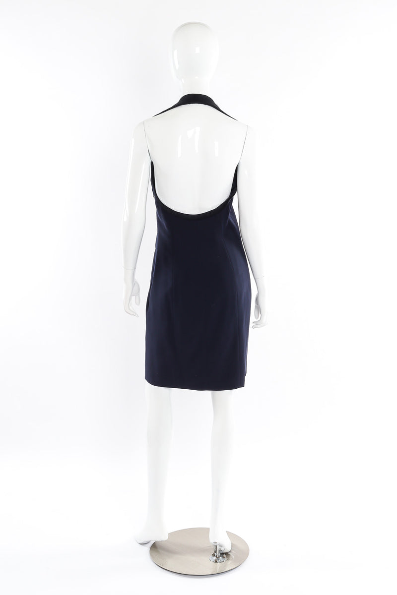 Halter dress by Yves Saint Laurent mannequin back @recessla