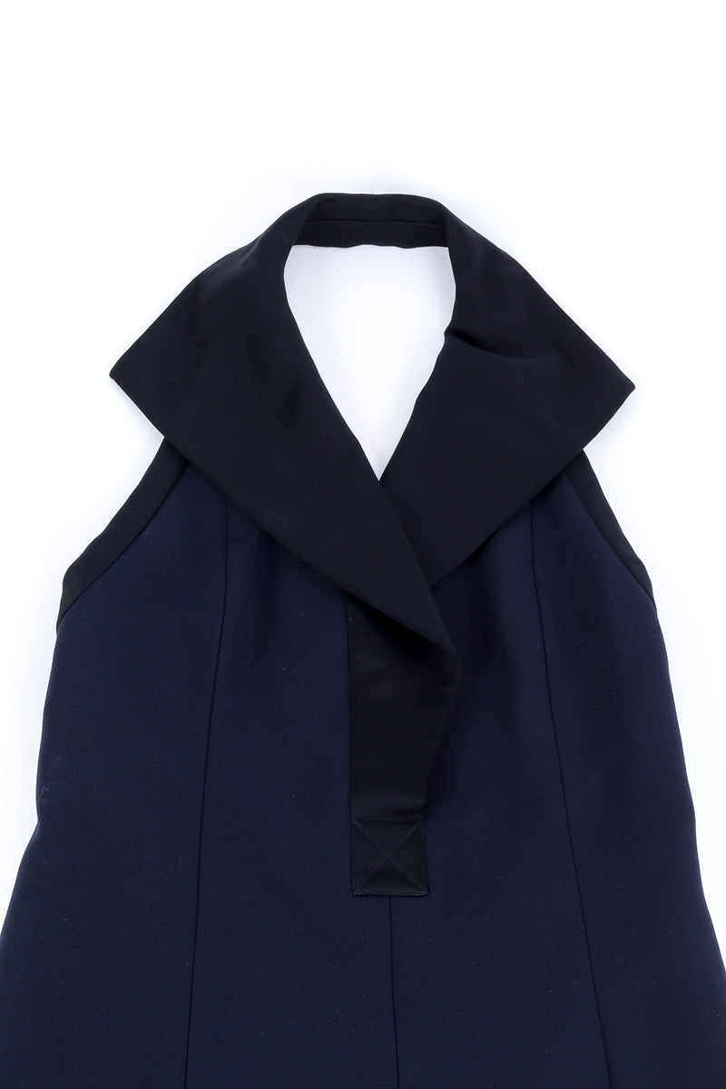 Halter dress by Yves Saint Laurent flat lay collar @recessla
