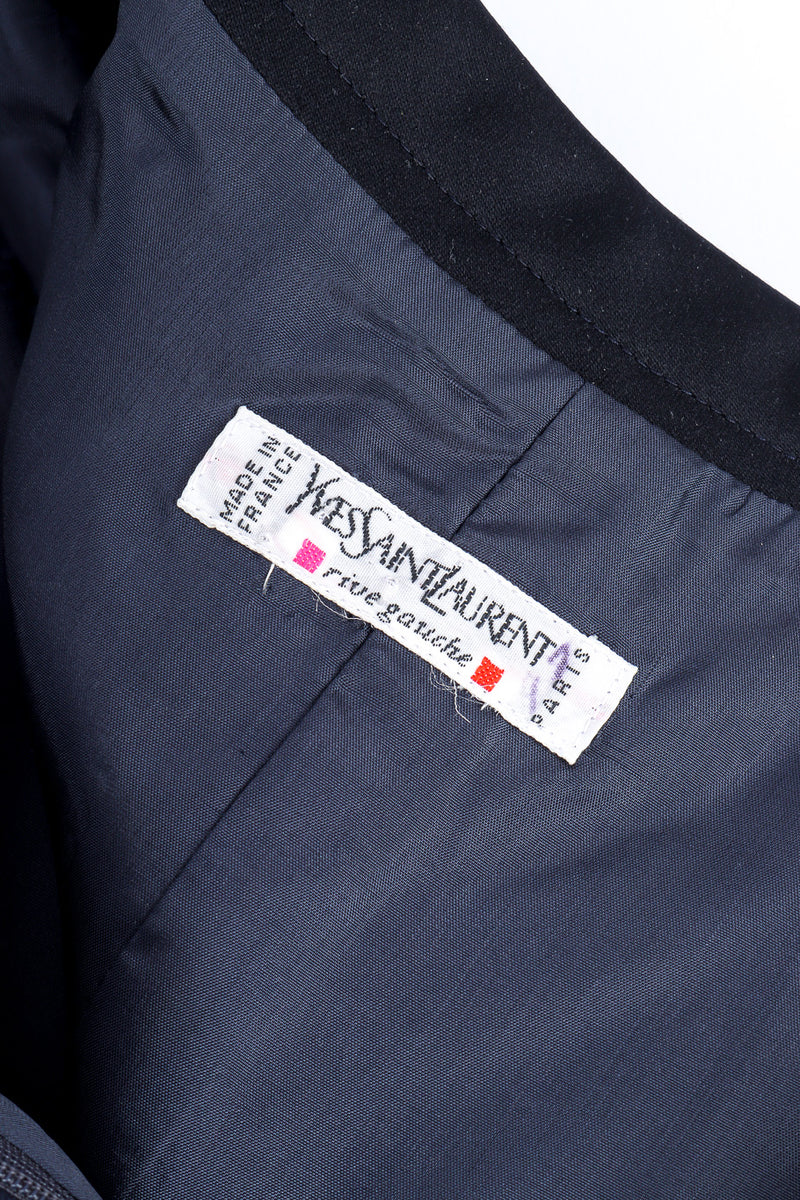 Halter dress by Yves Saint Laurent label @recessla