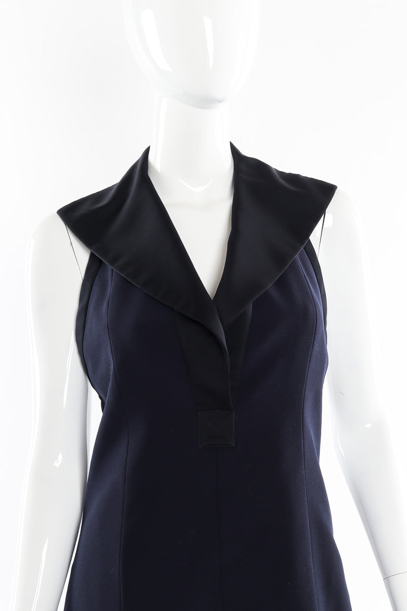 Yves Saint Laurent Tuxedo Halter Dress Recess Yves Saint Laurent Tuxedo Halter Dress Recess