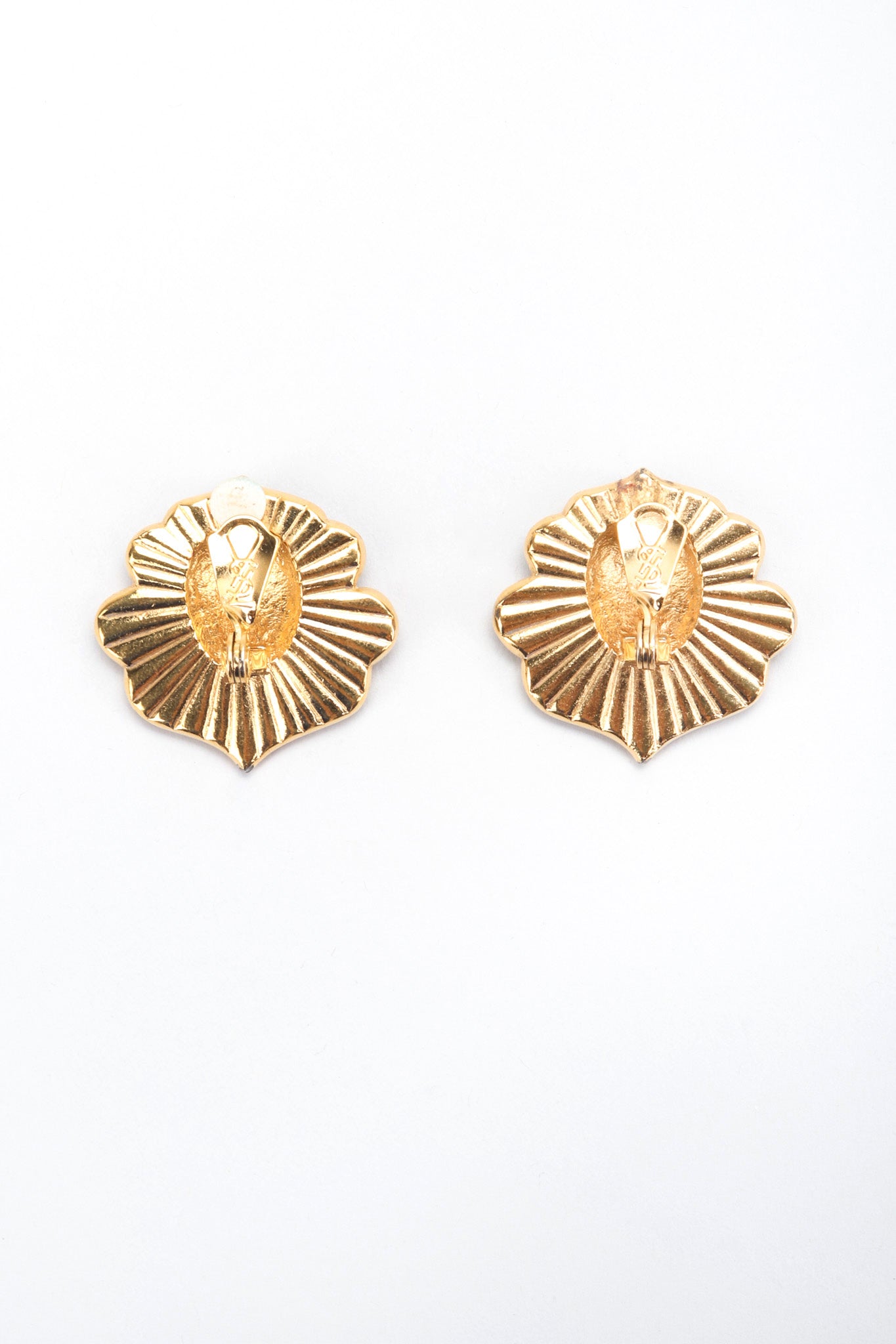 Recess Los Angeles Vintage YSL Yves Saint Laurent Enamel Moroccan Arabesque Necklace and Earring Set
