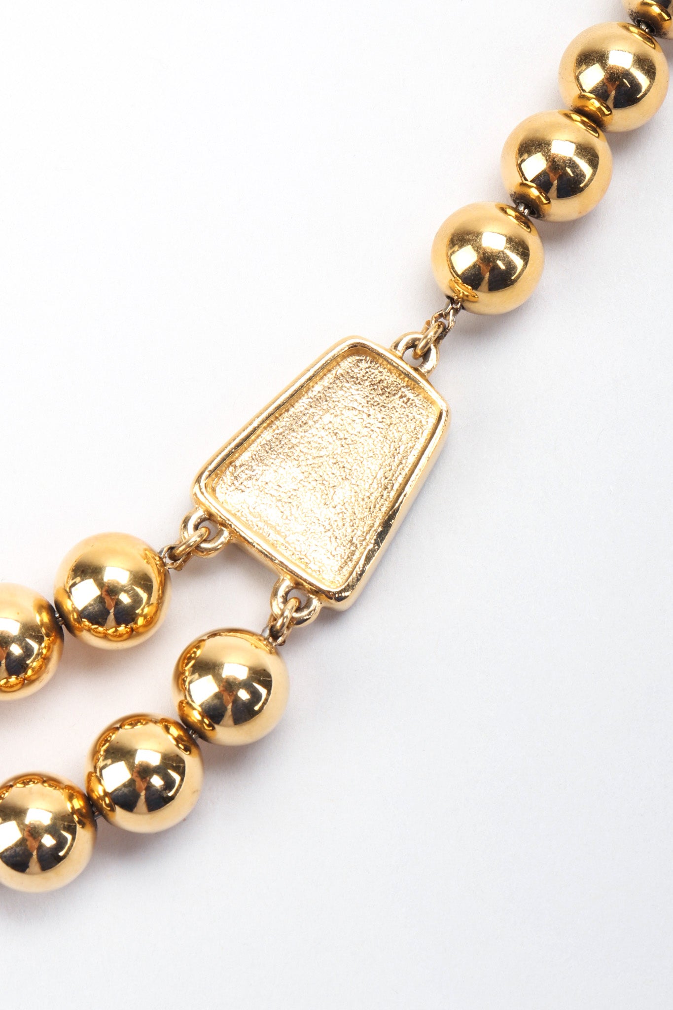 Recess Los Angeles Vintage YSL Yves Saint Laurent Enamel Moroccan Arabesque Necklace and Earring Set