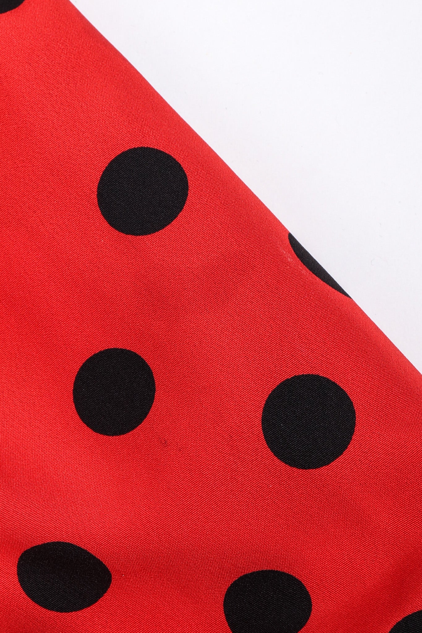 Recess Los Angeles Vintage YSL Yves Saint Laurent Sweetheart Polka Dot Dress Liberation Collection Minnie Mouse 