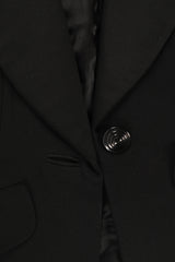 Vintage Yves Saint Laurent 1990s Wool Tuxedo Jacket button @ Recess LA