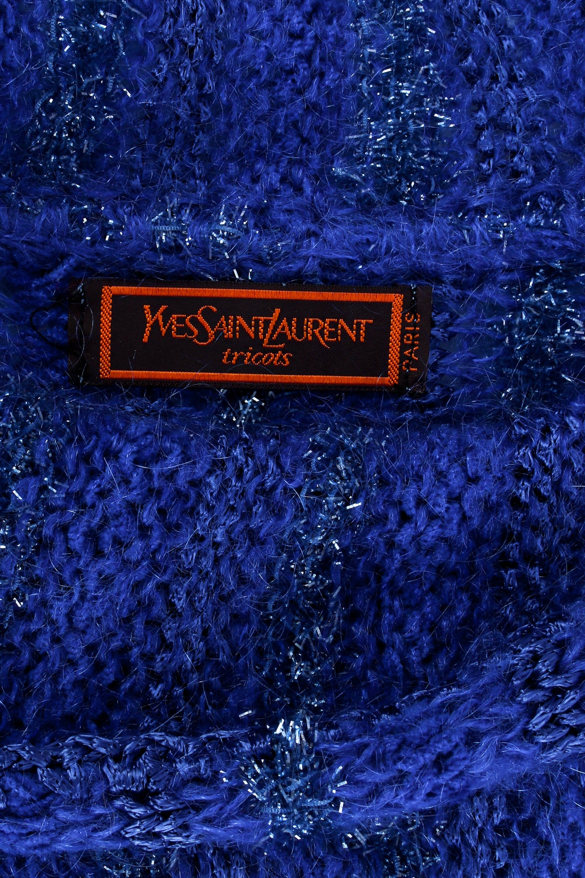 Vintage Yves Saint Laurent Metallic Striped Sweater – Recess