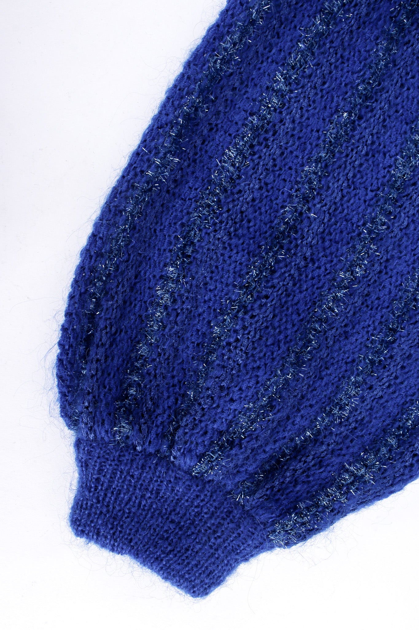 Vintage Yves Saint Laurent Stripe Wool Blend Sweater sleeve detail@ Recess LA