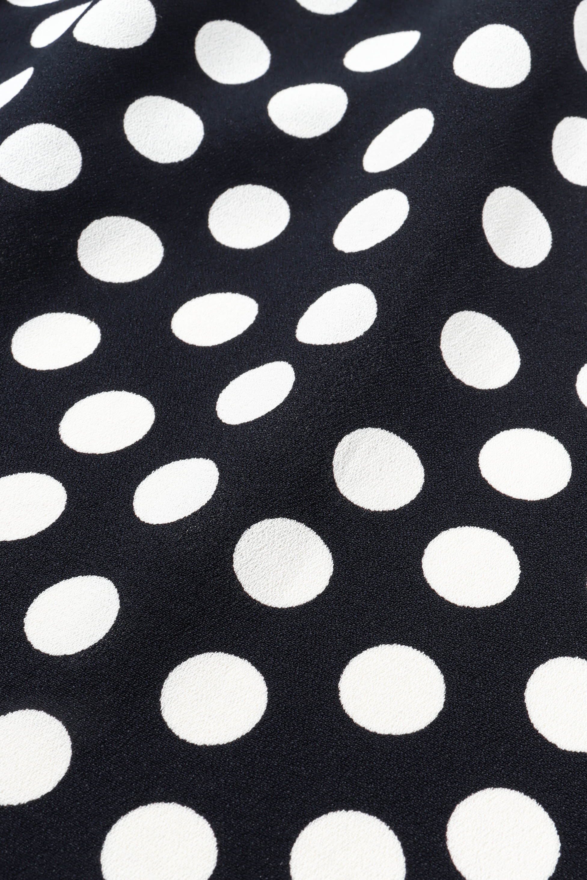 1980 Vintage YSL Polka Dot Pleat Dress print @ Recess LA