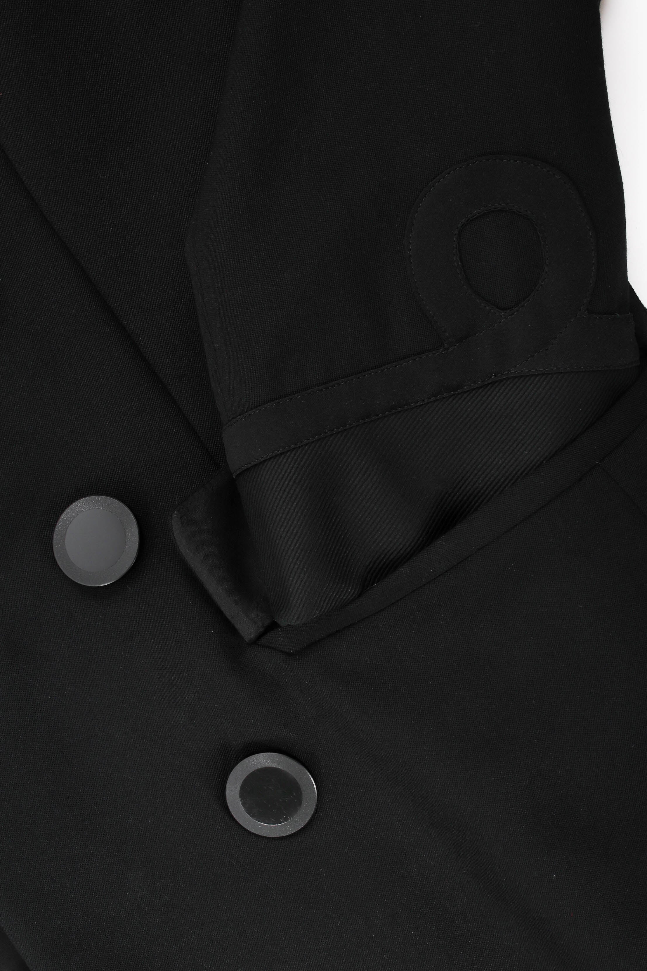 Vintage YSL Grosgrain Accented Tuxedo Jacket details at Recess Los Angeles
