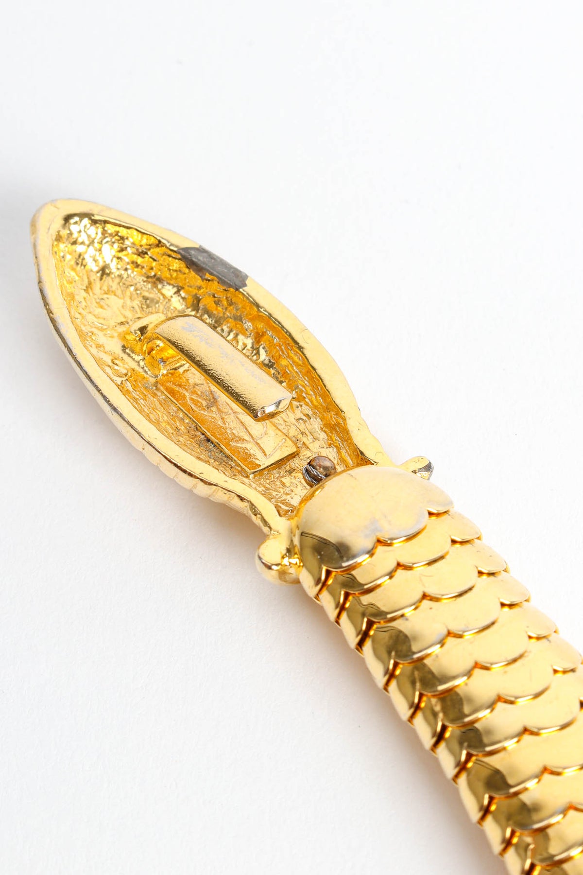 Vintage YSL Saint Laurent Slinky Snake Metal Belt/Necklace – Recess