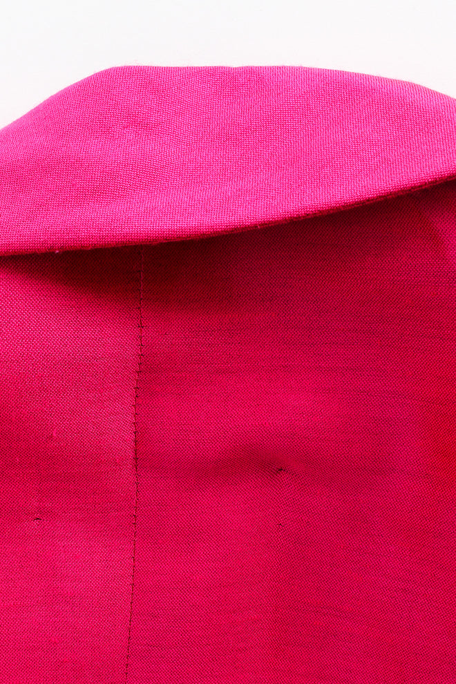 Vintage Saint Laurent Tailored Short Sleeve Jacket back pin hole @ Recess Los Angeles