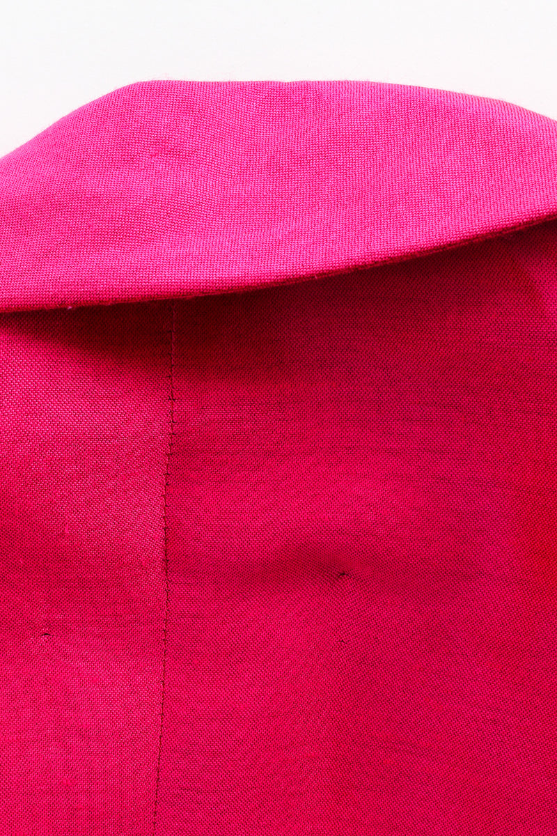 Vintage Saint Laurent Tailored Short Sleeve Jacket back pin hole @ Recess Los Angeles