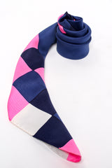 Vintage Yves Saint Laurent YSL Hot Checker Border Scarf at Recess Los Angeles