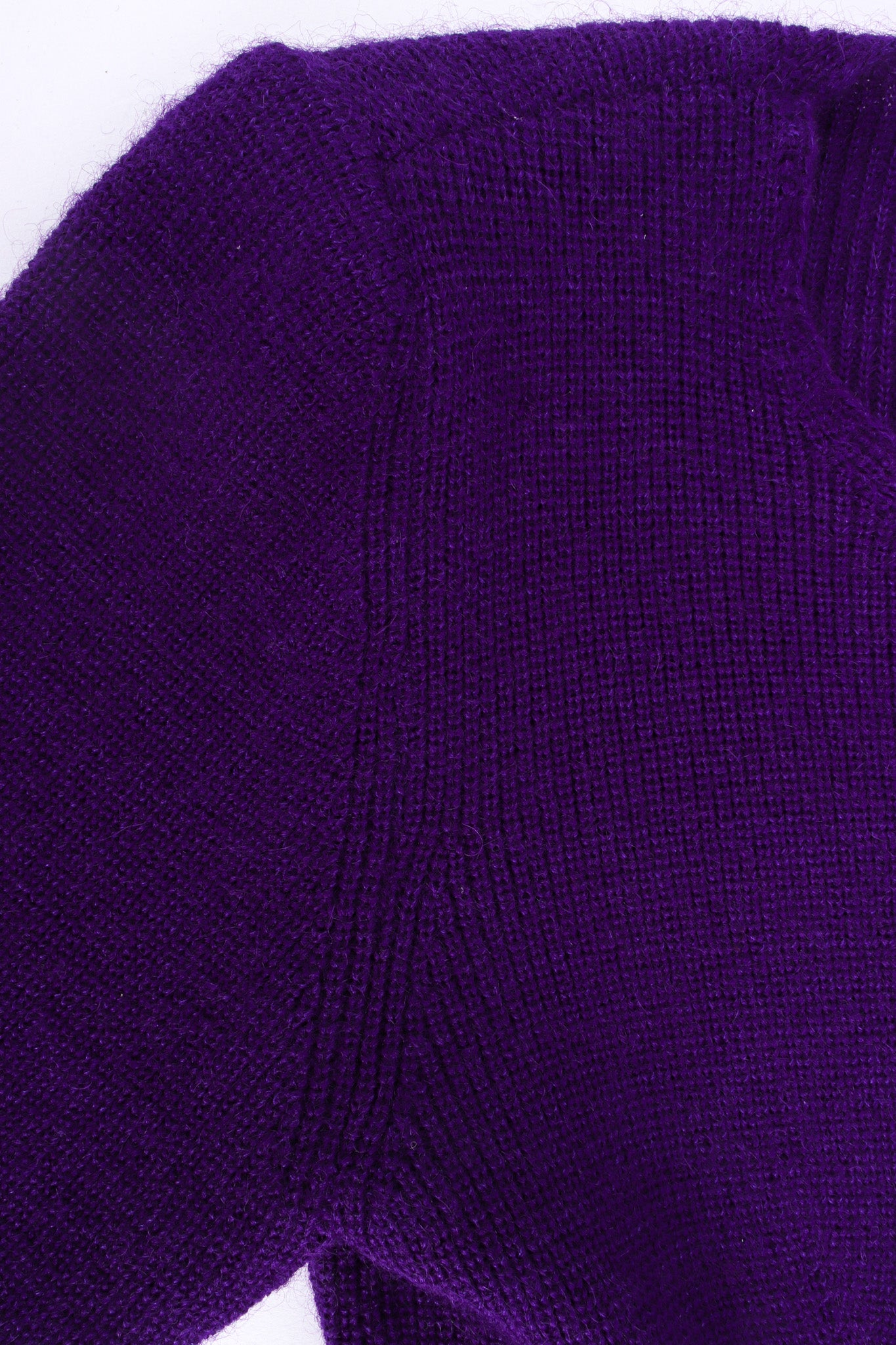 Vintage Yves Saint Laurent Sweater & Skirt Wool Blend Set shoulder/sleeve @ Recess LA