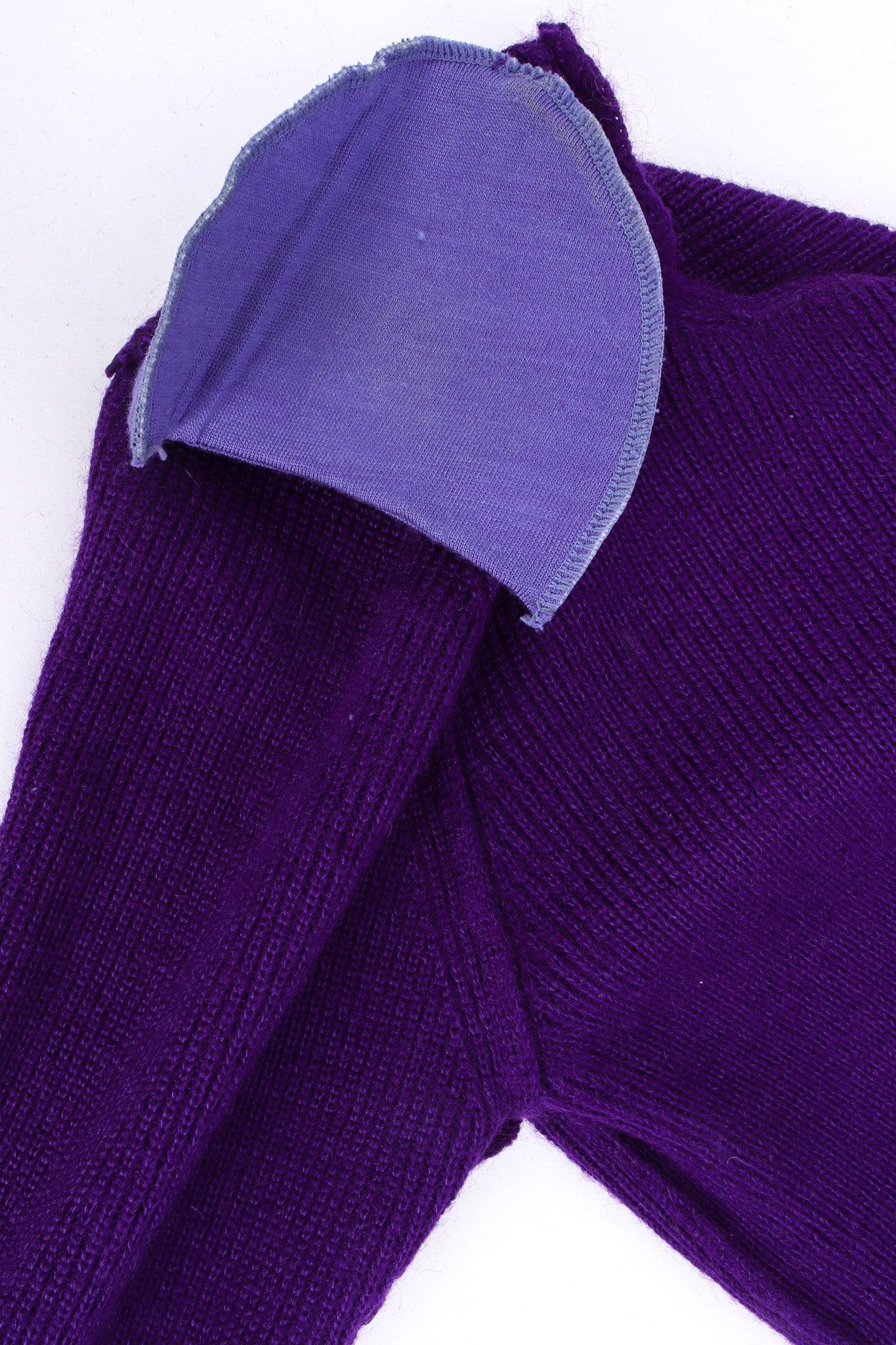Vintage Yves Saint Laurent Sweater & Skirt Wool Blend Set shoulder pad @ Recess LA