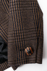 Vintage Yves Saint Laurent YSL Shrunken Tweed Jacket sleeve cuff at Recess Los Angeles