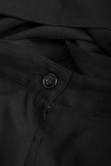 Recess Los Angeles Vintage Yohji Yamamoto Long Black Maxi Dress Peek-A-Boo