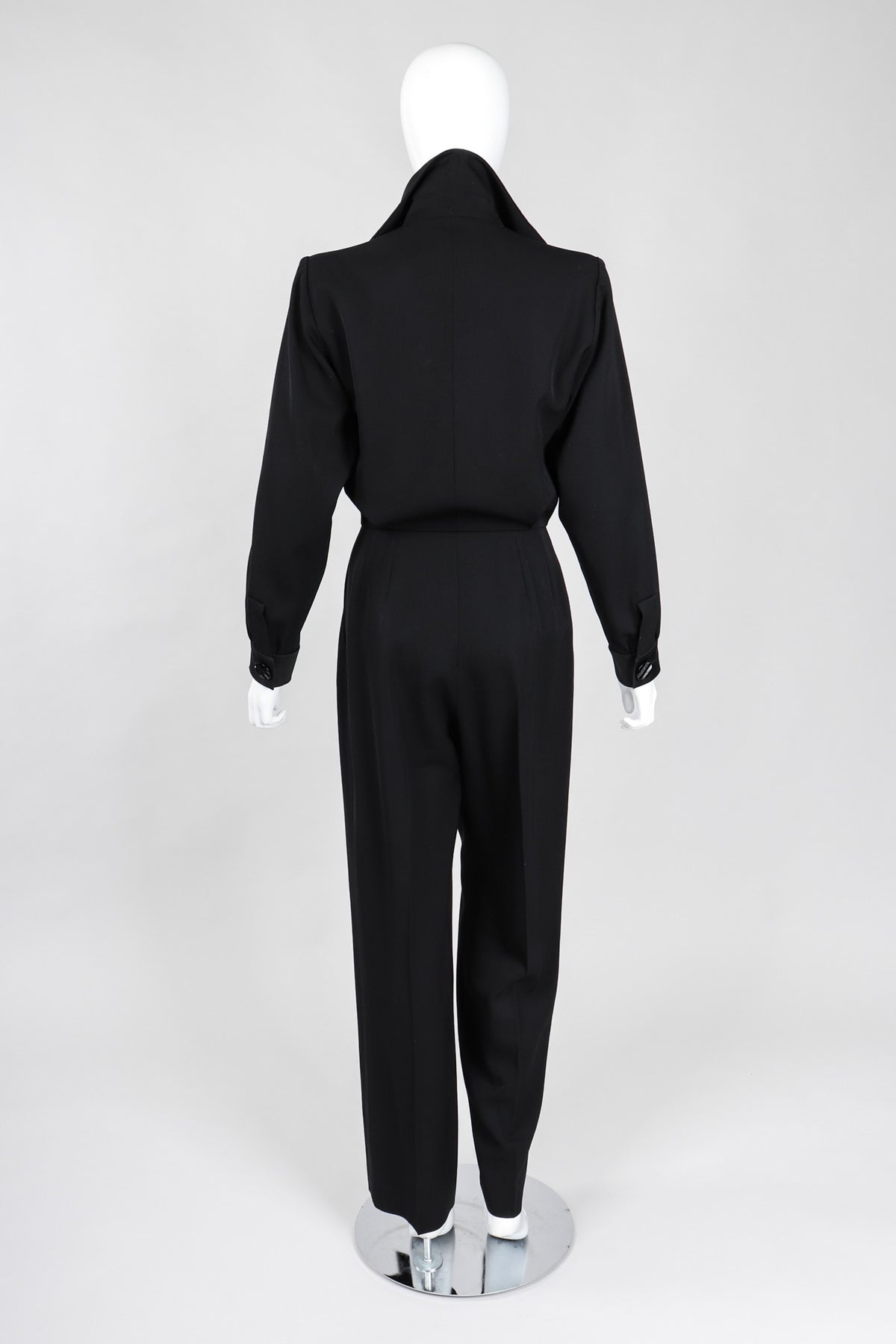 スーツ Saint Laurent JUMP SUITS (684827Y5E47 1000) Vintage YSL Yves Saint Laurent Le Smoking Tuxedo Jumpsuit