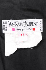 Recess Los Angeles Vintage YSL Yves Saint Laurent Tuxedo Jumpsuit One Button