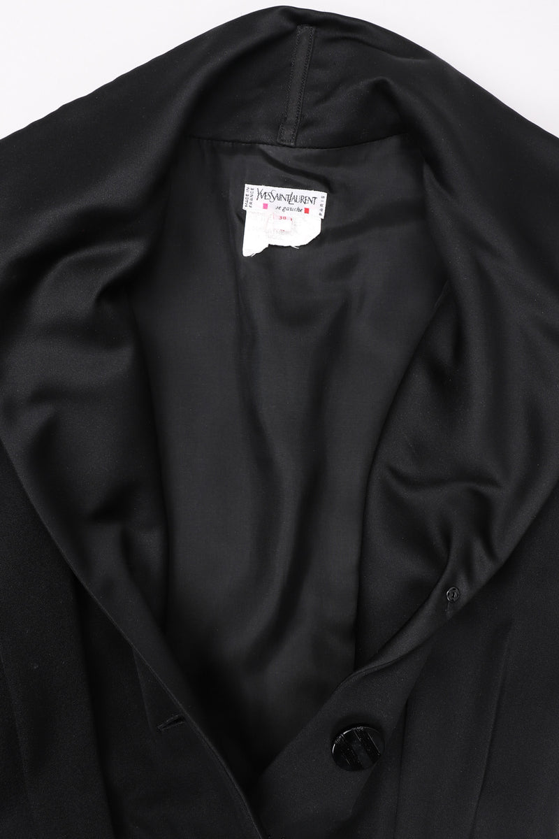 Recess Los Angeles Vintage YSL Yves Saint Laurent Tuxedo Jumpsuit One Button