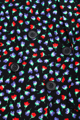 Recess Los Angeles Vintage Yves Saint Laurent Floral Black Skirt Suit Set