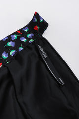 Recess Los Angeles Vintage Yves Saint Laurent Floral Black Skirt Suit Set