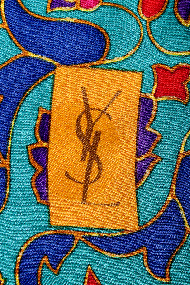 Recess Vintage Yves Saint Laurent YSL Painted Logo Detail