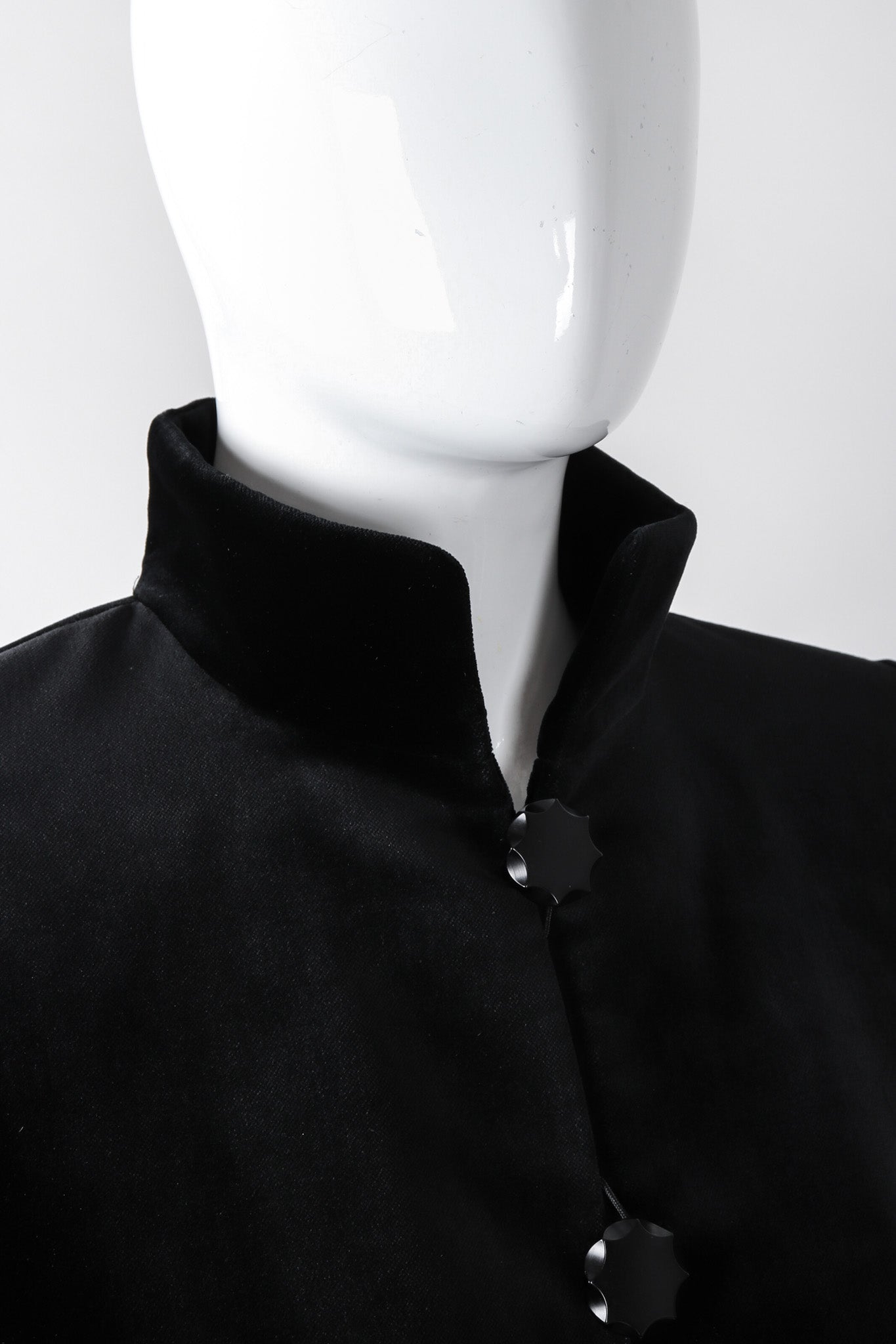Recess Los Angeles Vintage YSL Yves Saint Laurent Velvet Cropped Swing Jacket