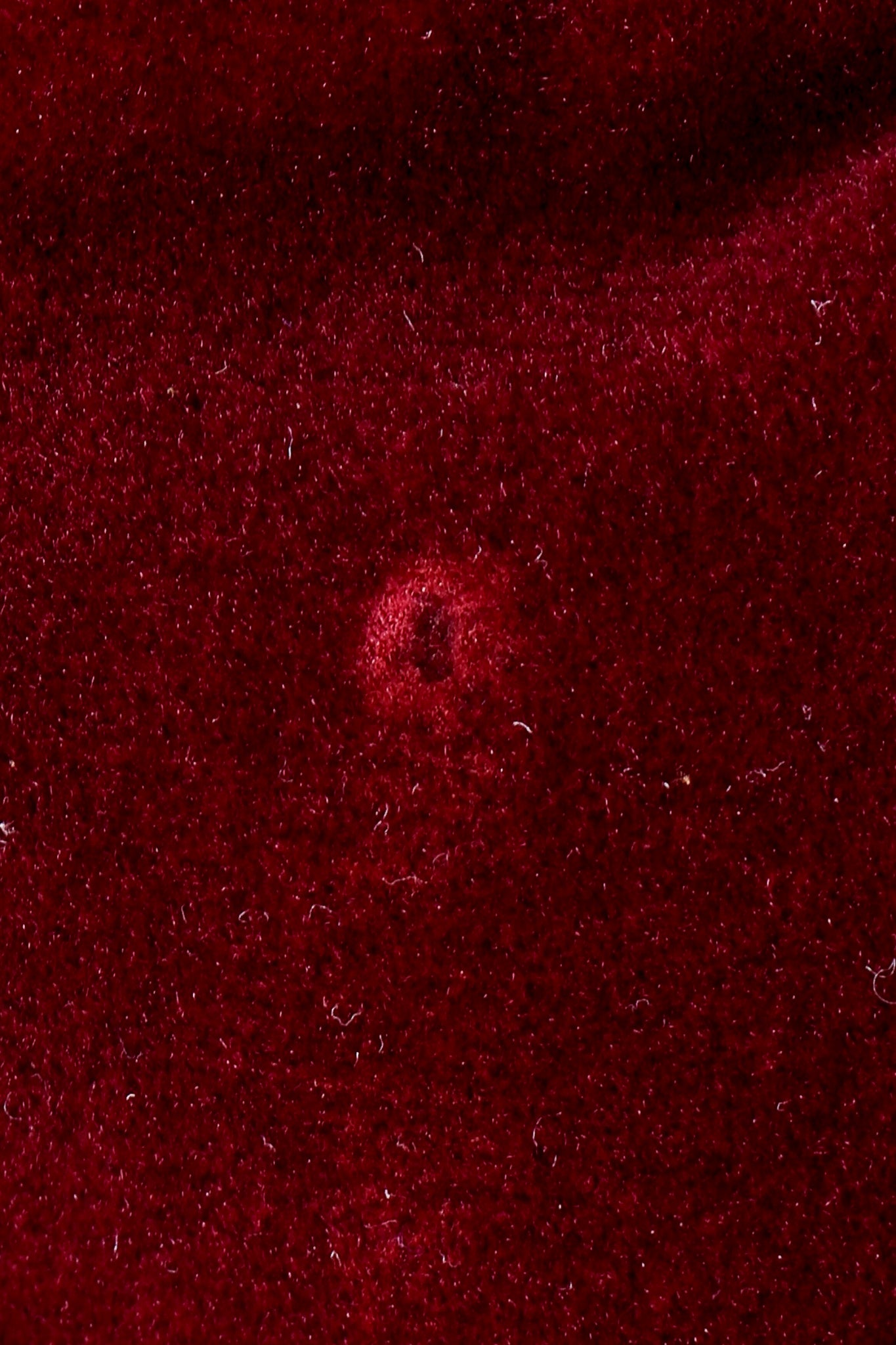 Vintage Yves Saint Laurent YSL Velvet Military Jacket hole near hem