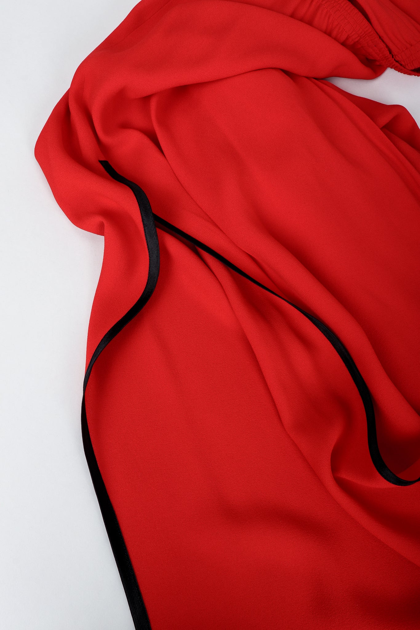 Vintage Yves Saint Laurent YSL Side Slit Palazzo Pant slit detail