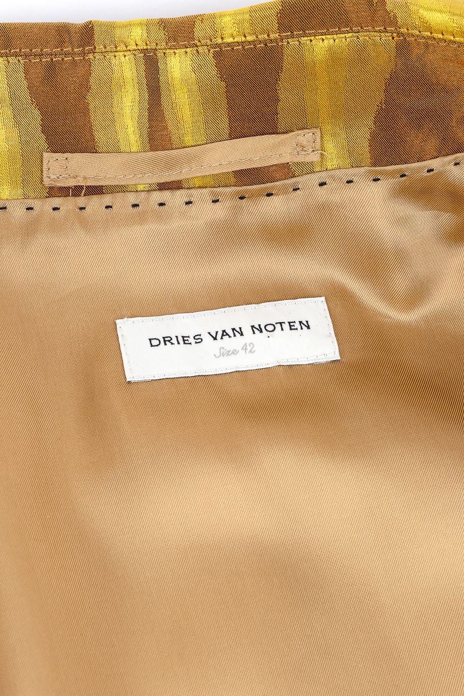 Dries van Noten abstract moire cropped jacket designer label @recessla