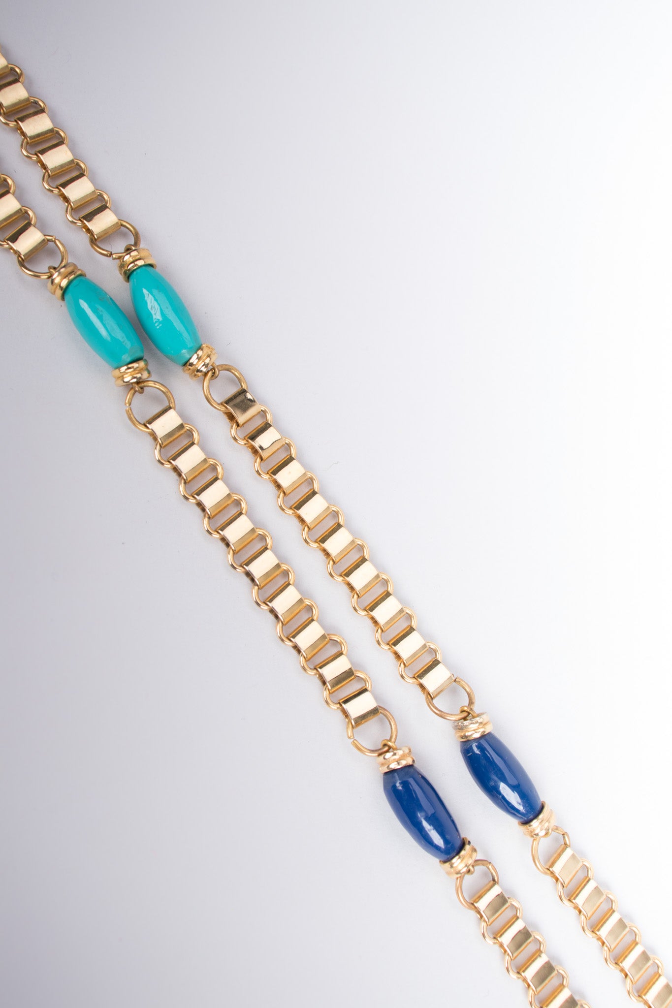 Hattie Carnegie Egyptian Bead Fringe Pendant Necklace