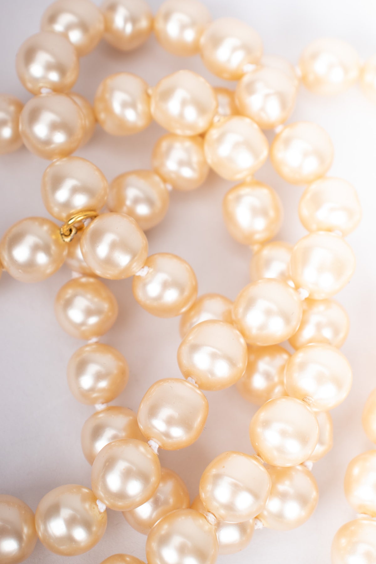 Chanel Signature Pearl Tassel Belt Necklace – Recess