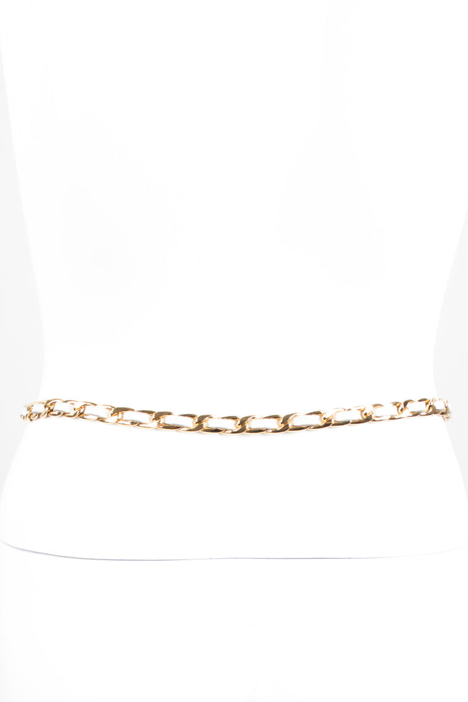 Chanel White Woven Leather Chain Belt Cardi B Linda Evangelista