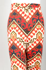 Vintage Chester Weinberg Geometric Dress & Pant Set Front Waist Pant Crop at Recess