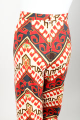 Vintage Chester Weinberg Geometric Dress & Pant Set Rear Crop at Recess