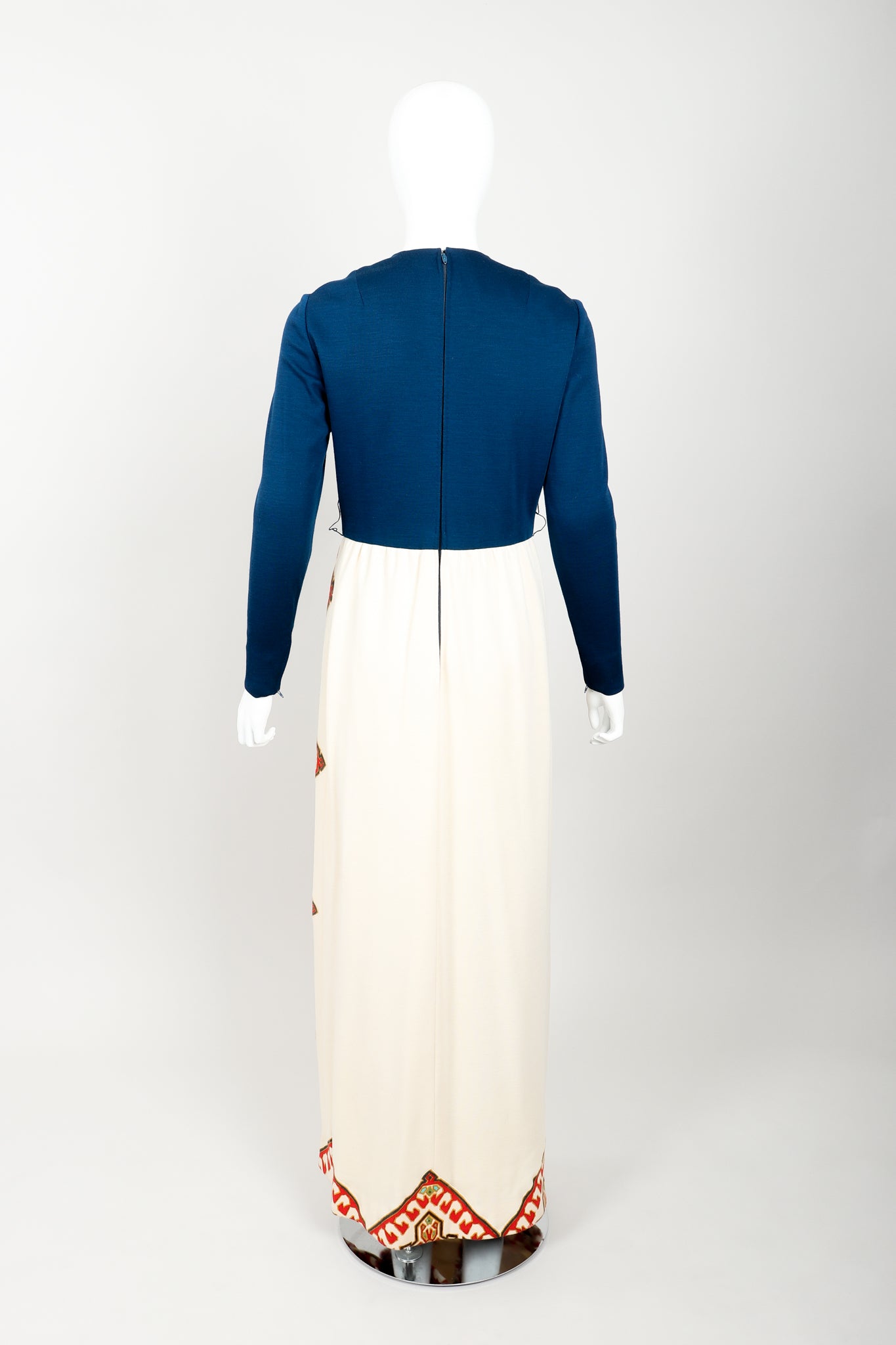Vintage Chester Weinberg Geometric Dress & Pant Set Back at Recess