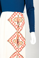 Vintage Chester Weinberg Geometric Dress & Pant Set Angle at Recess