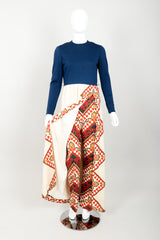 Vintage Chester Weinberg Geometric Dress & Pant Set Front at Recess