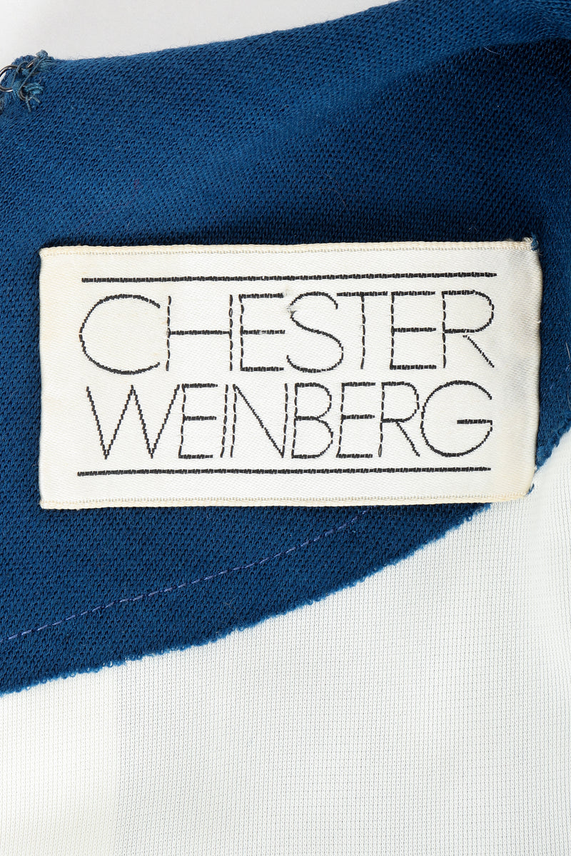Vintage Chester Weinberg Geometric Dress & Pant Set Label at Recess