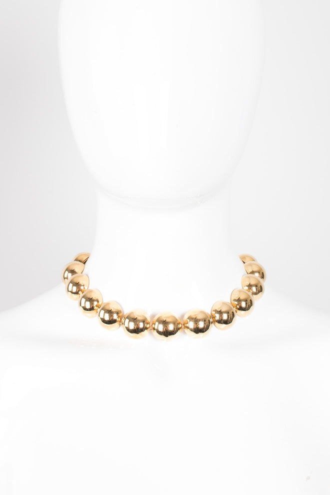 Monet Dome Bead Collar Necklace