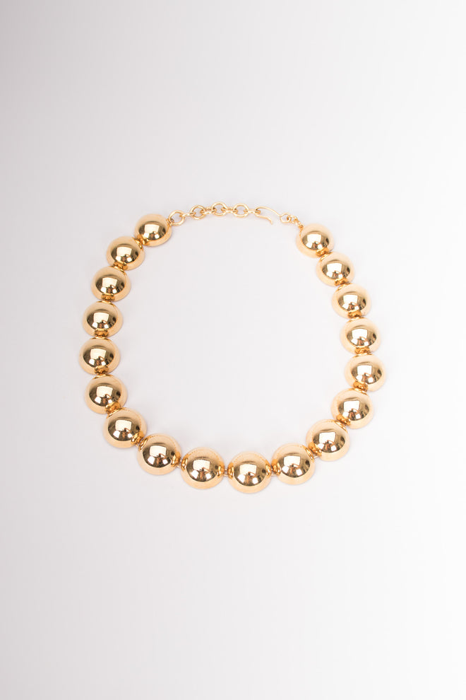 Monet Dome Bead Collar Necklace